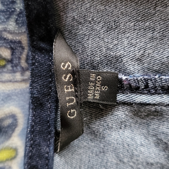 GUESS Denim Crop Top - Picture 3 of 4